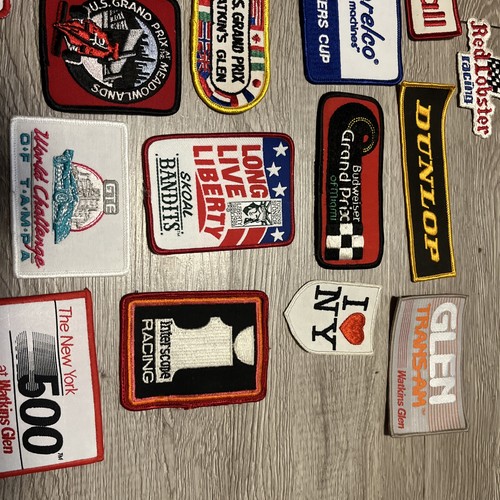 LOT OF 28 VINTAGE PATCHES AUTOMOTIVE ADVERTISING RACING BEER CHARACTERS + MORE - Picture 3 of 6