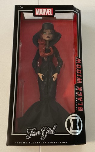 MARVEL MADAME ALEXANDER COLLECTION FAN GIRL BLACK WIDOW DOLL FACTORY SEALED NIP