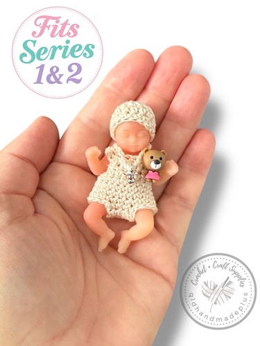 My Mini Baby Clothes Crochet One Piece Beanie Pacifier Dummy Milk Bottle #QHP4 - Picture 29 of 93