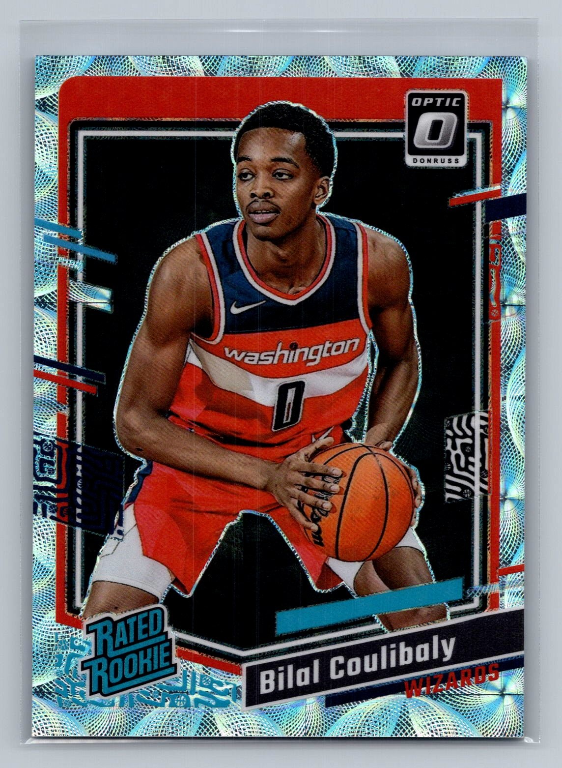 Bilal Coulibaly 2023-24 Donruss Optic #243 Premium Box Set #/249 Wizards RC