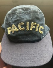 The Ampal Creative Hat PACIFIC Strapback USA Made Navy Blue Corduroy Clean