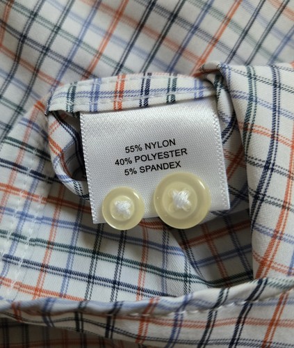 Peter Millar Summer Comfort Performance Long Sleeve Button Up Shirt Mens Medium - Picture 8 of 11