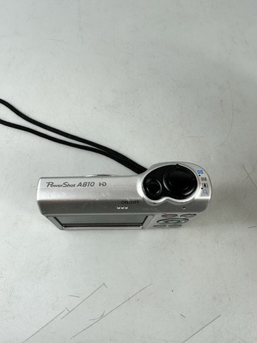 Canon PowerShot A810 HD 16.0MP Digital Camera With SD Card, Silver - Tested - Imagen 6 de 11