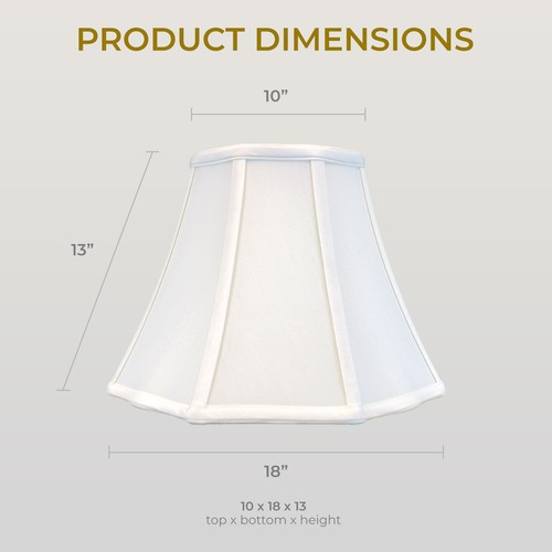 Royal Designs Inc Flare Bottom Outside Corner Scallop Lamp Shade Multiple Colors - Picture 114 of 118