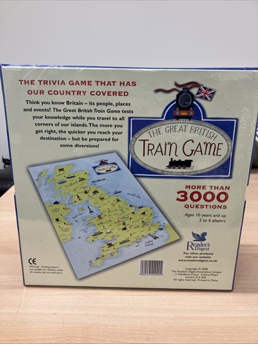 The Great British Train Game - Readers Digest 2008 Family Board Game - Picture 3 of 4