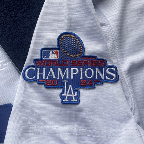 Shohei Ohtani #17 2024 World Series Champions White Home Edition MLB Jersey(XL)