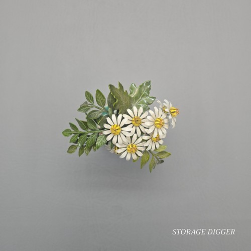 Vintage handbemalte mexikanische Blumen Tonala Kunstkeramik Keramik Vase Tole Blume 5" - Bild 5 von 10