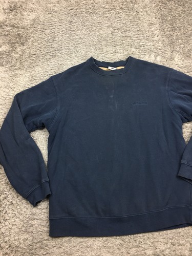 Columbia Sweatshirt Herren Größe L Blau Vintage Baumwolle - Bild 3 von 16