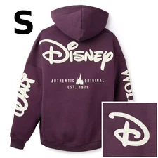 Disney Parks Purple Zip Hoodie Adult SMALL Walt Disney World Authentic Original