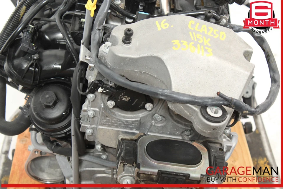 Conjunto de bloque de motor 14-19 Mercedes W117 CLA250 GLA250 2,0 L OEM 115 k Foto 2 de 4