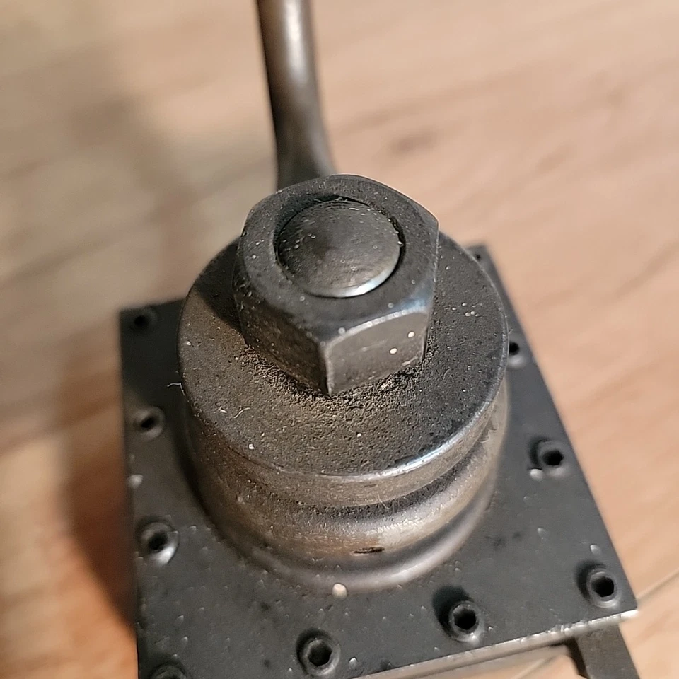 De colección HARDINGE Modelo STD CUADRADO 3" Cuatro Vías TORNO Torreta Herramienta Poste Soporte Foto 3 de 4