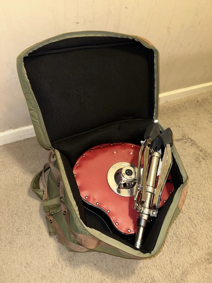 Bolso de herrajes TAMA Powerpad colección de diseñador VERDE MUSGO ¡EXCELENTE! Poco uso Foto 2 de 4