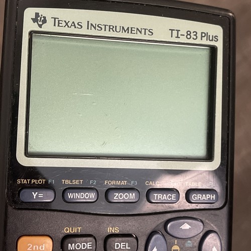 Texas Instruments Ti 83 Plus Graphing Calculator w/ Cover *Some Light Scratches* - Picture 3 of 4