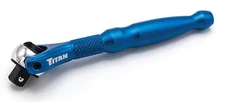 Titan 11316 1 4 Inch Drive 90 Tooth Swivel Head Micro Ratchet Tool 4 Inch Long
