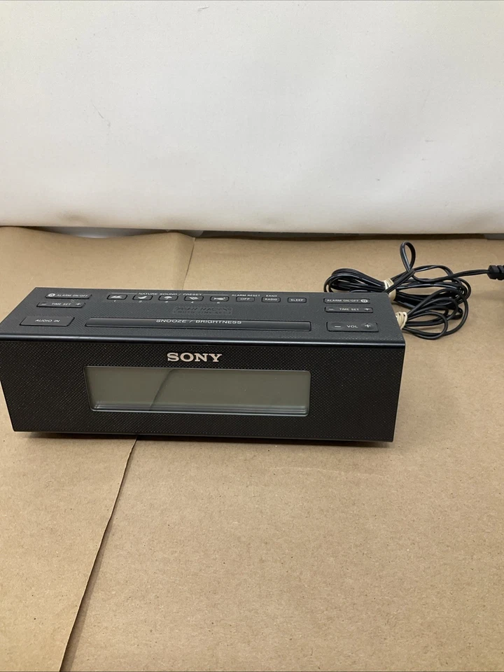 Sony Dream Machine ICF-C707 Reloj Despertador Radio AM/FM con Sonidos Naturales Foto 2 de 4