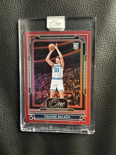 2024 PANINI ONE AND ONE TIDJANE SALAUN ROOKIE # /15 HORNETS RC