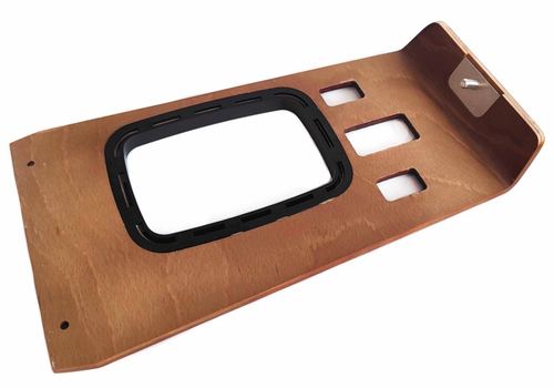 Mercedes-Benz W107 (R107) - Consola central Panel de madera, Zebrano, NUEVO - Imagen 5 de 5
