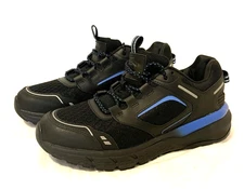 Herman Survivors Men's Sz 9.5 Cassle Composite Toe Slip Resist Black Work Shoes