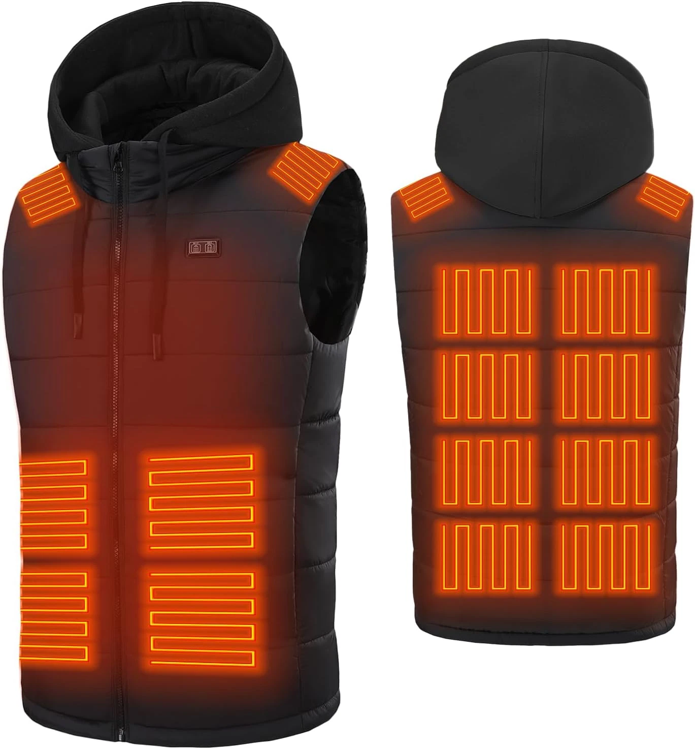 Men’s Heated Vest USB Powered 14-Zone Warming Jacket Detachable Hood Heat Levels
Opens in a new wind