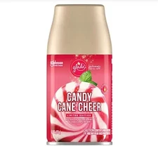 Glade Automatic Spray Refill Freshener Candy Cane Cheer 6.2 Oz Limited Edition