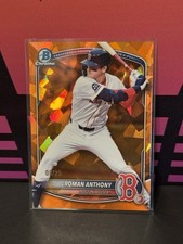 2025 Bowman Chrome Sapphire Roman Anthony Orange 9/25 Boston Red Sox