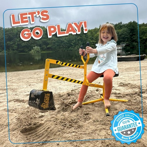 Sand Digger Kids Excavator Ride on Toy Beach Toys Outdoor Sandbox Toy Digger fo - Picture 6 of 8