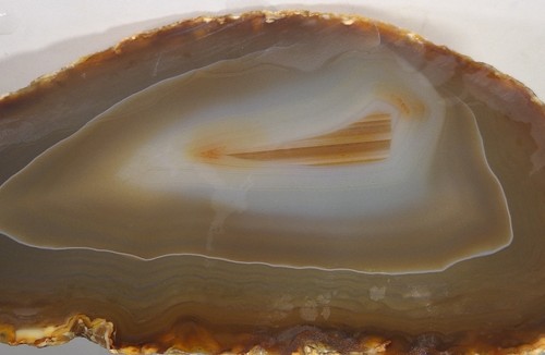 Unpolished BRAZILIAN AGATE Faced Lapidary Rough *Polish for Display or Cabochons - Picture 2 of 12