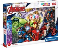 Marvel Avengers - Brilliant Supercolor Puzzle - 104 Teile - Clementoni Neu