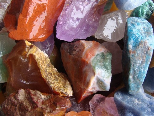 Premium TUMBLE ROUGH Rock Mix - 5 LB Lots - Polisher - Picture 2 of 8
