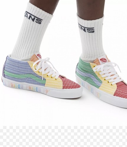 New!!! Vans Adult 6.0Men/7.5WomeSneakers&Athletic Shoes Sk8-Mid Pride Collection - Picture 4 of 11
