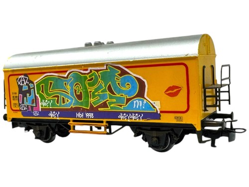 MÄRKLIN Güterwagen GRAFFITI Waggon H0 1:87 Modellbahn gesprayt INKgrafiX TOYS A - Picture 4 of 5
