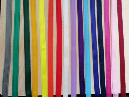 5m CUSHION WEB 19mm wide (3/4in) lots of colours soft webbing - Picture 4 of 23