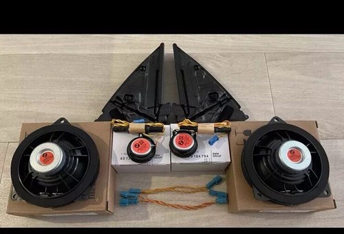 BMW F32 F33 F36 4 SERIES HARMAN KARDON TOP HIFI SPEAKERS TWEETERS COVERS - Picture 3 of 6