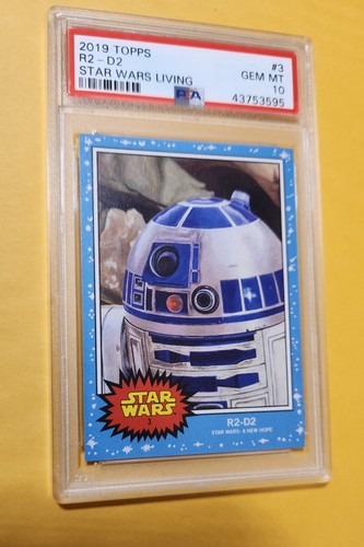 PSA 10 2019 Topps R2-D2 Star Wars Living #3 PSA Gem Mint 10 - Picture 1 of 2