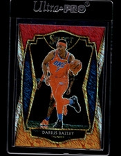 2020 Panini Select Red White Orange Shimmer #138 Darius Bazley