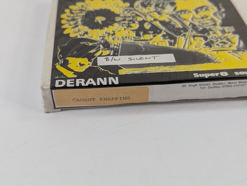 Caught Knapping Derann Film Super 8 Reel B&W Silent Laurel Hardy (NEW) - Imagen 2 de 15