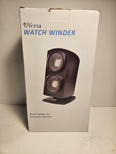 Versa Automatic Double Watch Winder Black, NEW OPEN BOX!!