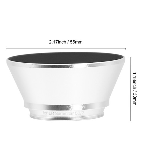 Metal 39mm Screw-in Lens Hood Lens Shade for Leica Summitar 50/2 Lens - Picture 9 of 31