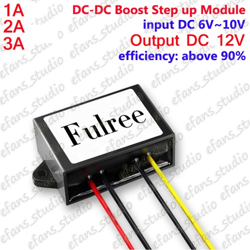 DC-DC Boost Step Up Wandler Regler 6V 7,4V 8V 9V auf 12V Auto Leistungsmodul - Bild 1 von 8