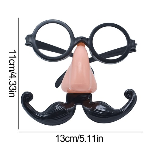 Funny Nose Disguise Glasses For Adults And Children, Novelty Eyewear Prank Props - Picture 3 of 12