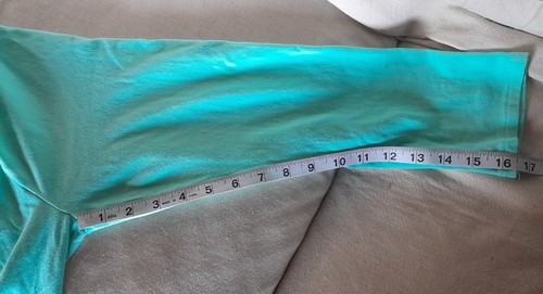 So Girls L 10/12 Mint Aqua Cropped Favorite Capri Stretch Knit Legging - Picture 7 of 8