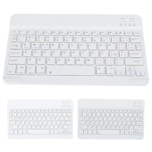 10in Wireless BT Keyboard Arabic Spanish Russian for Android iOS Windows - Picture 9 of 22