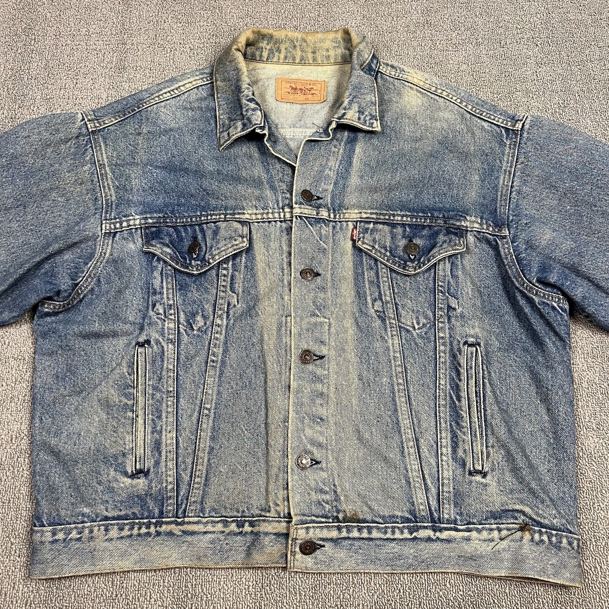 Vintage 90s Levis Denim Jean Jacket 70507 0218 Mens XL Vintage 90s Levis Denim Jean Jacket 70507 0218 Mens XL