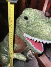 TRex Tyrannosaurus Rex Large 24" Plush Stuffed Animal Green Sparkle Dinosaur