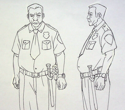 G.I. Joe Resolute FIRMADO POR JEFF JOHNSON Producción Dibujado a Mano Modelo Celular - Imagen 2 de 3