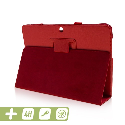 Schutzhülle, Tasche mit matte Folie in ROT für 10.1" Samsung Galaxy Tab 2 - Bild 2 von 5