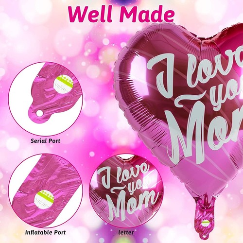 Mother's Day Balloons - 9 Pcs - Picture 2 of 5