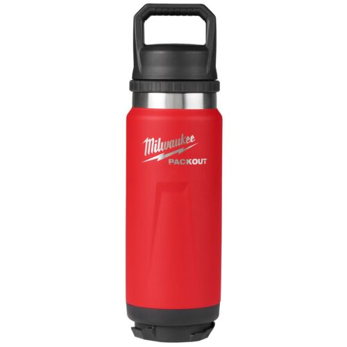 Milwaukee PACKOUT Red 36 oz. Insulated Bottle with Chug Lid: 48-22-8397R - Picture 1 of 3