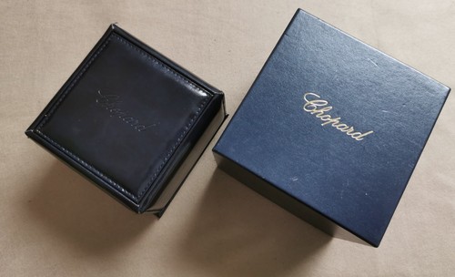 Chopard Vintage komplette Leder Uhrenbox dunkelblau für alle Modelle sehr gut - Bild 3 von 14