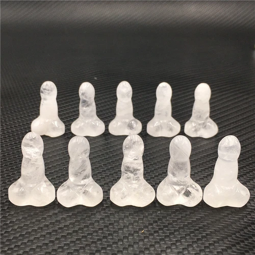 Wholesale Natural mix mini Penis Carved quartz Crystal Massager Wand Healing - Picture 71 of 296